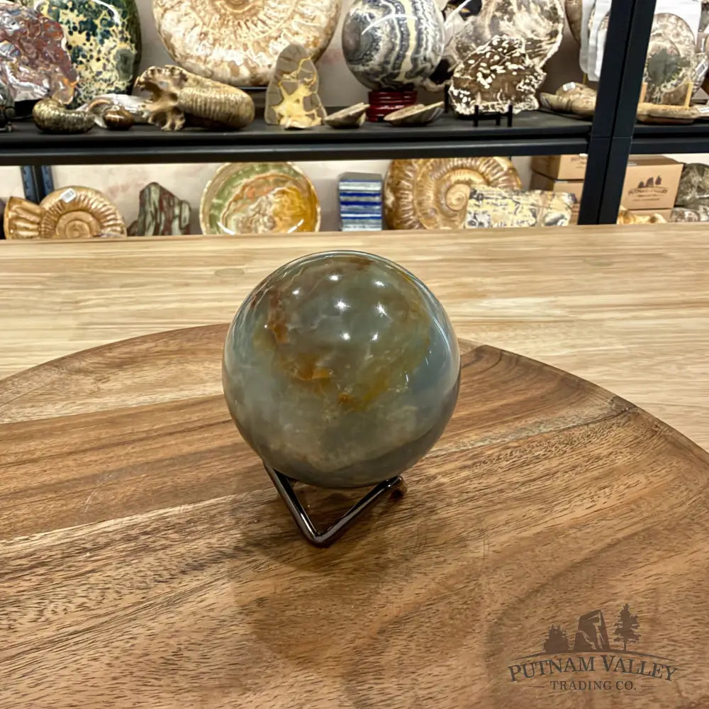 Reserve Brazilian Blue Onyx Sphere 2.54’’ - Sphere