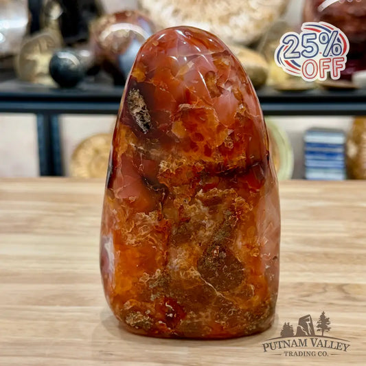 Reserve Carnelian Table Accent 6.3’’ - Accent