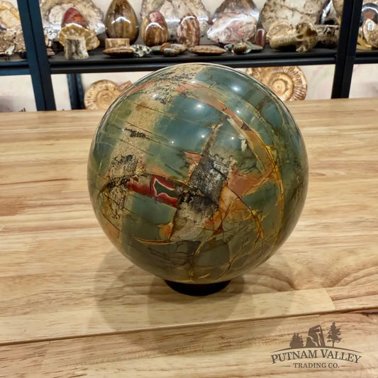 Reserve Cherry Creek Jasper Sphere 5’’ Sphere