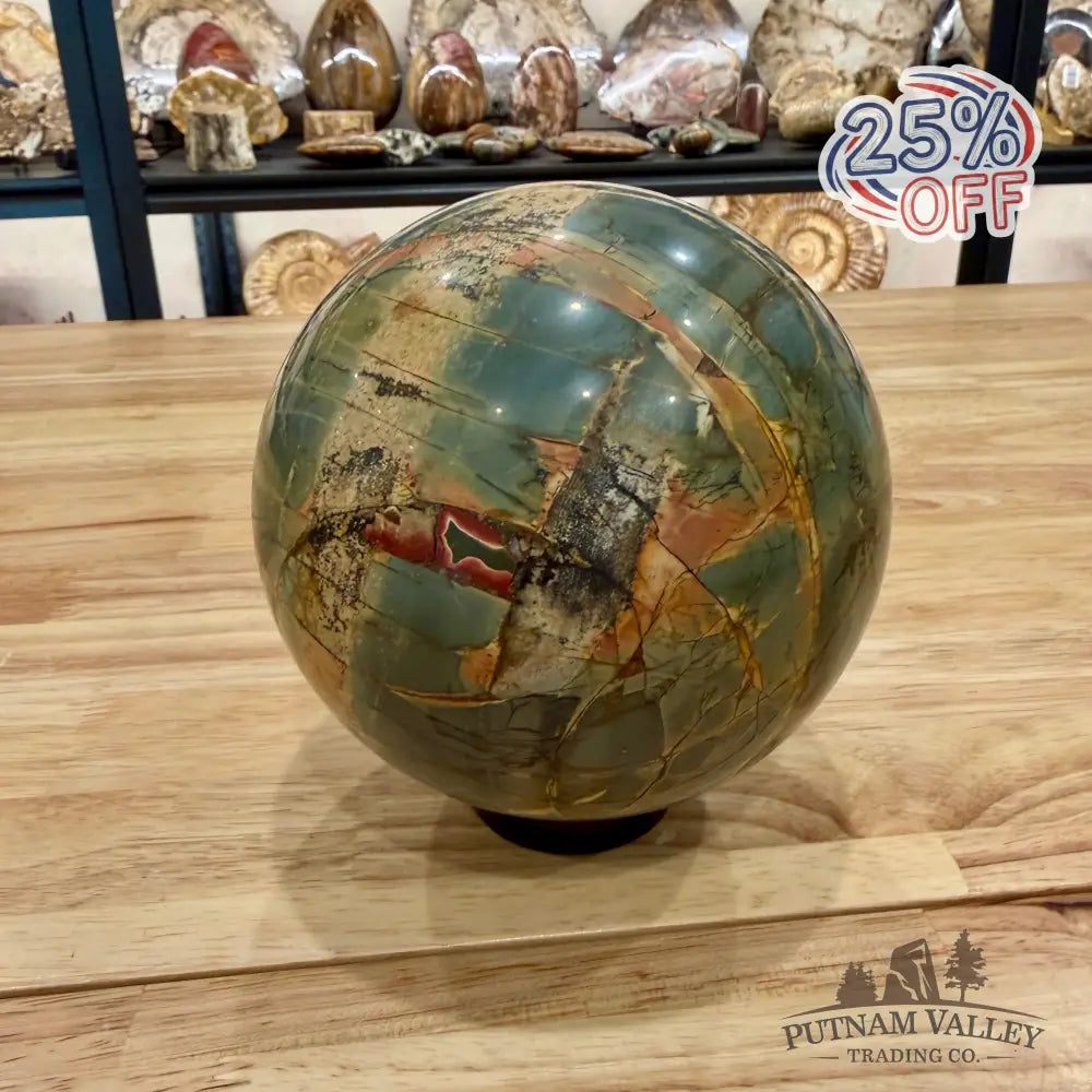 Reserve Cherry Creek Jasper Sphere 5’’ Sphere