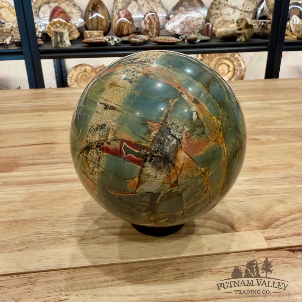 Reserve Cherry Creek Jasper Sphere 5’’ Sphere