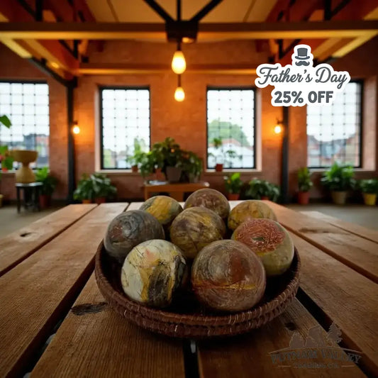Reserve Cherry Creek Jasper Spheres - Putnam Valley Trading Co.