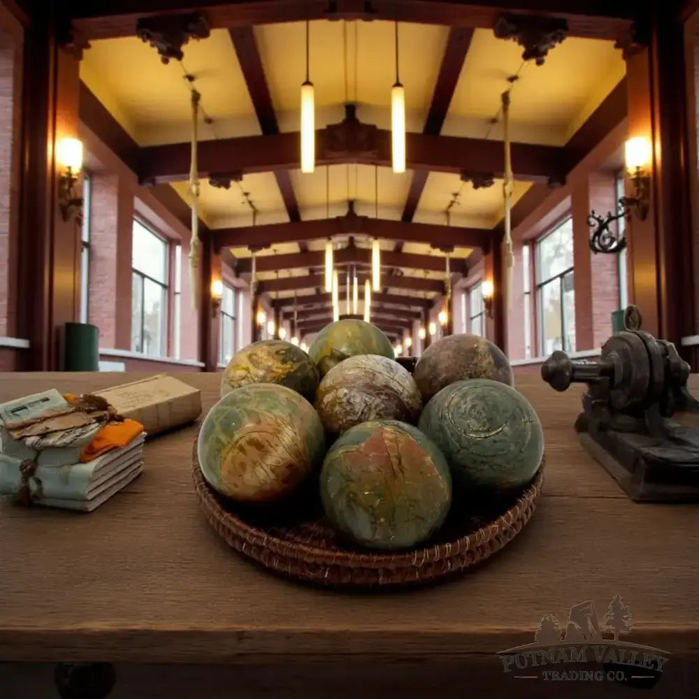 Reserve Cherry Creek Jasper Spheres - Putnam Valley Trading Co.