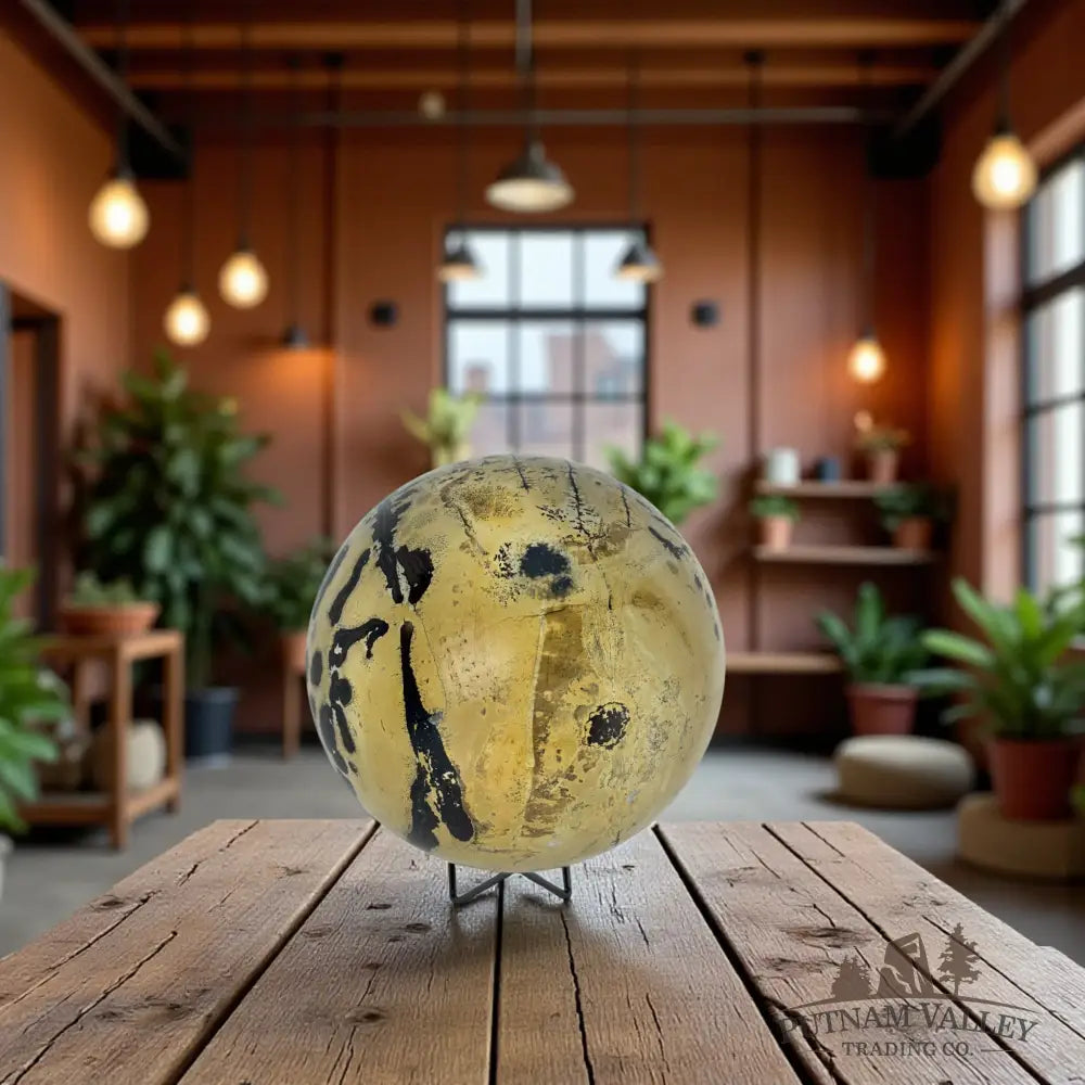 Chinese Painting Stone Sphere Sphere