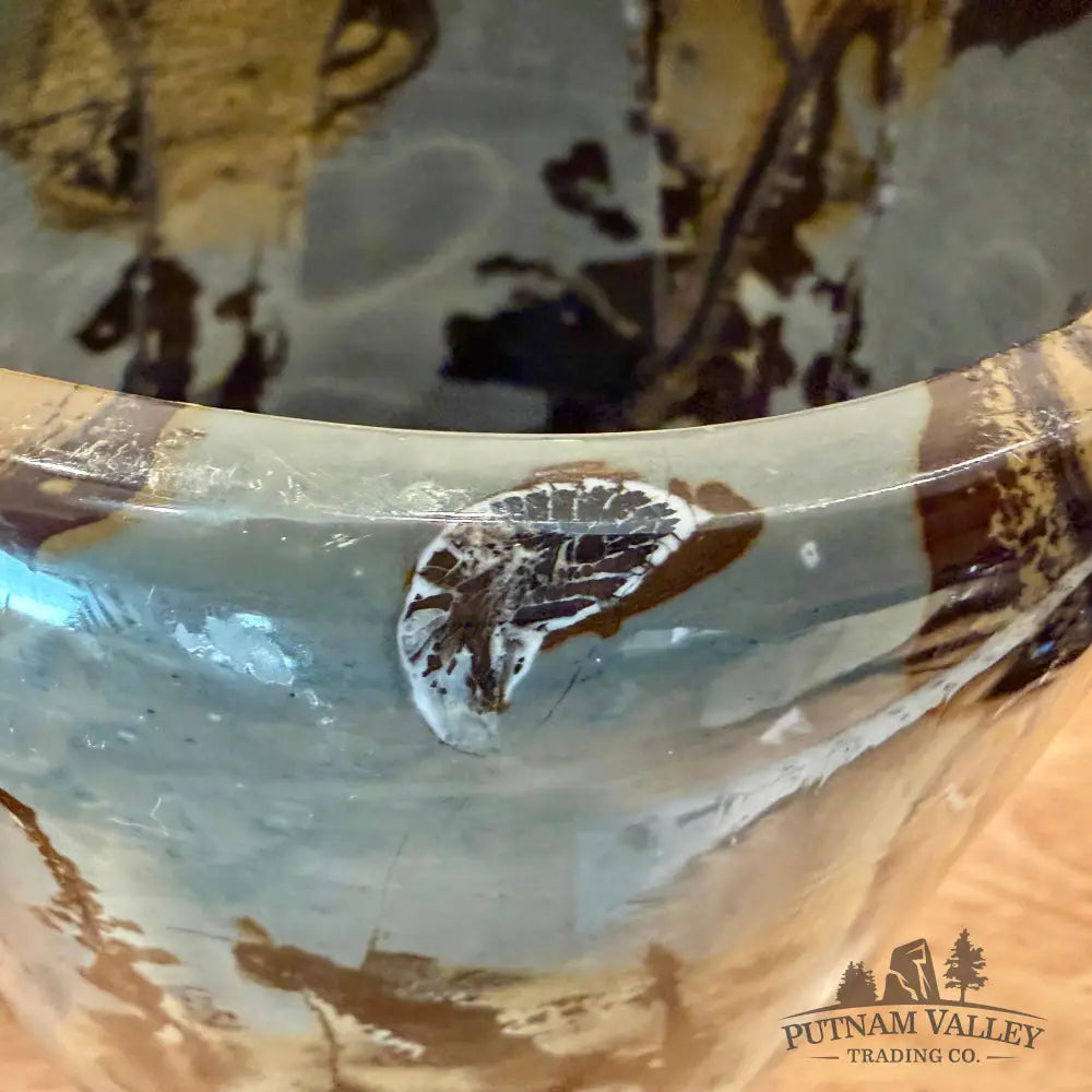 Reserve Chinese Picture Jasper Kitchen Crock - Bowl