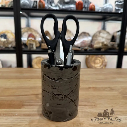 Reserve Chinese Painting Stone Pen Holder Vase