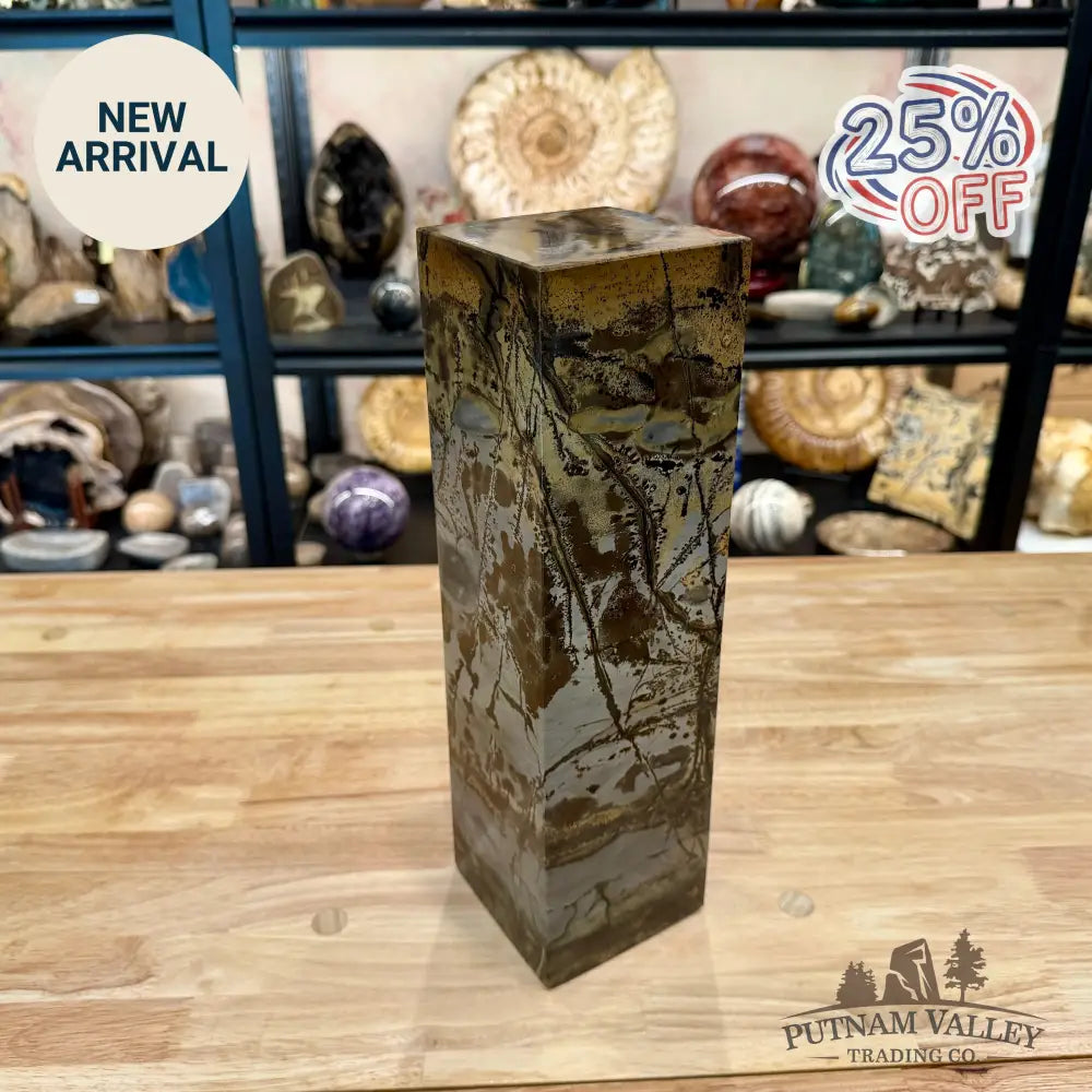Reserve Chinese Picture Jasper Pillar Accent 14’’ - Accent