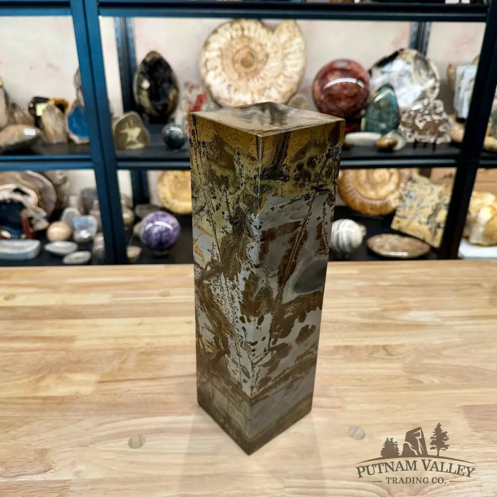 Reserve Chinese Picture Jasper Pillar Accent 14’’ - Accent