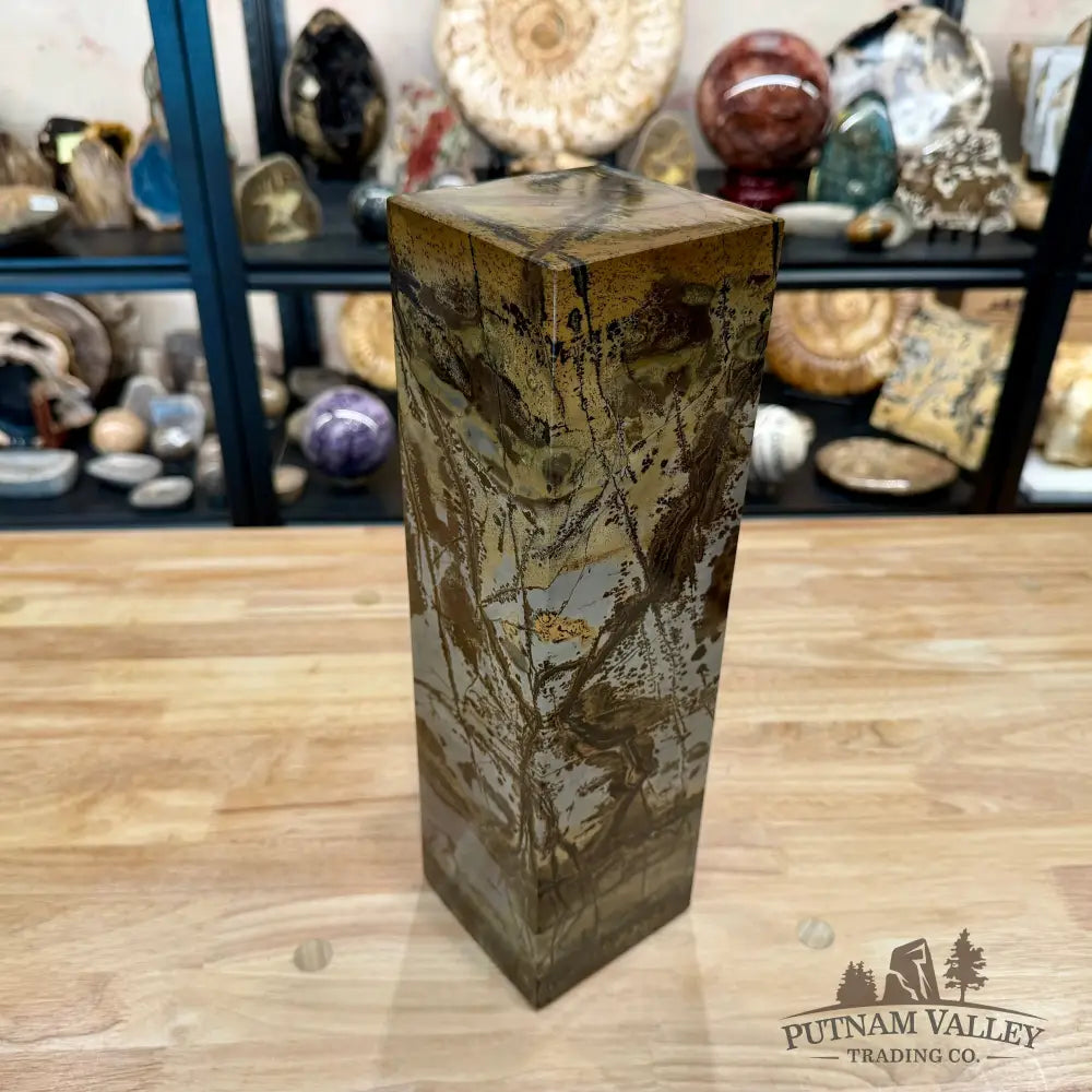 Reserve Chinese Picture Jasper Pillar Accent 14’’ - Accent