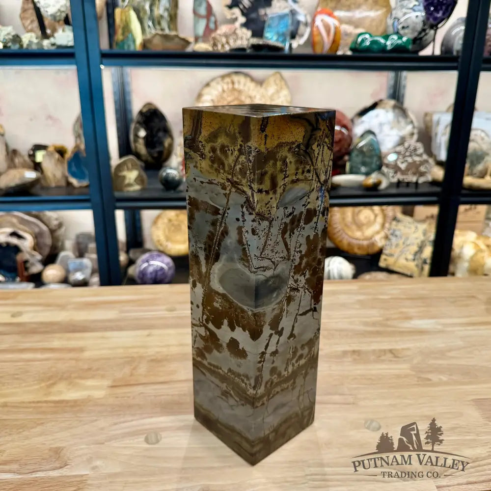 Reserve Chinese Picture Jasper Pillar Accent 14’’ - Accent
