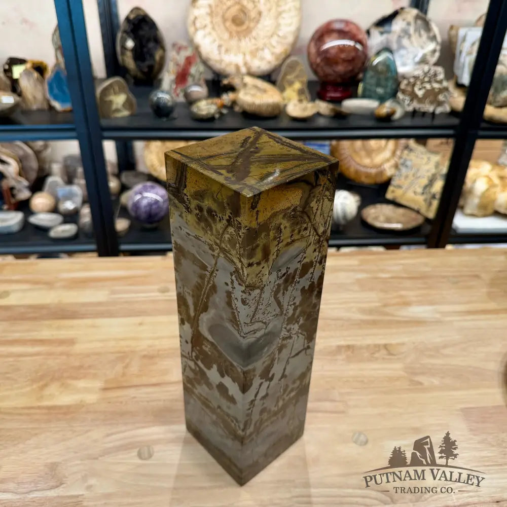 Reserve Chinese Picture Jasper Pillar Accent 14’’ - Accent