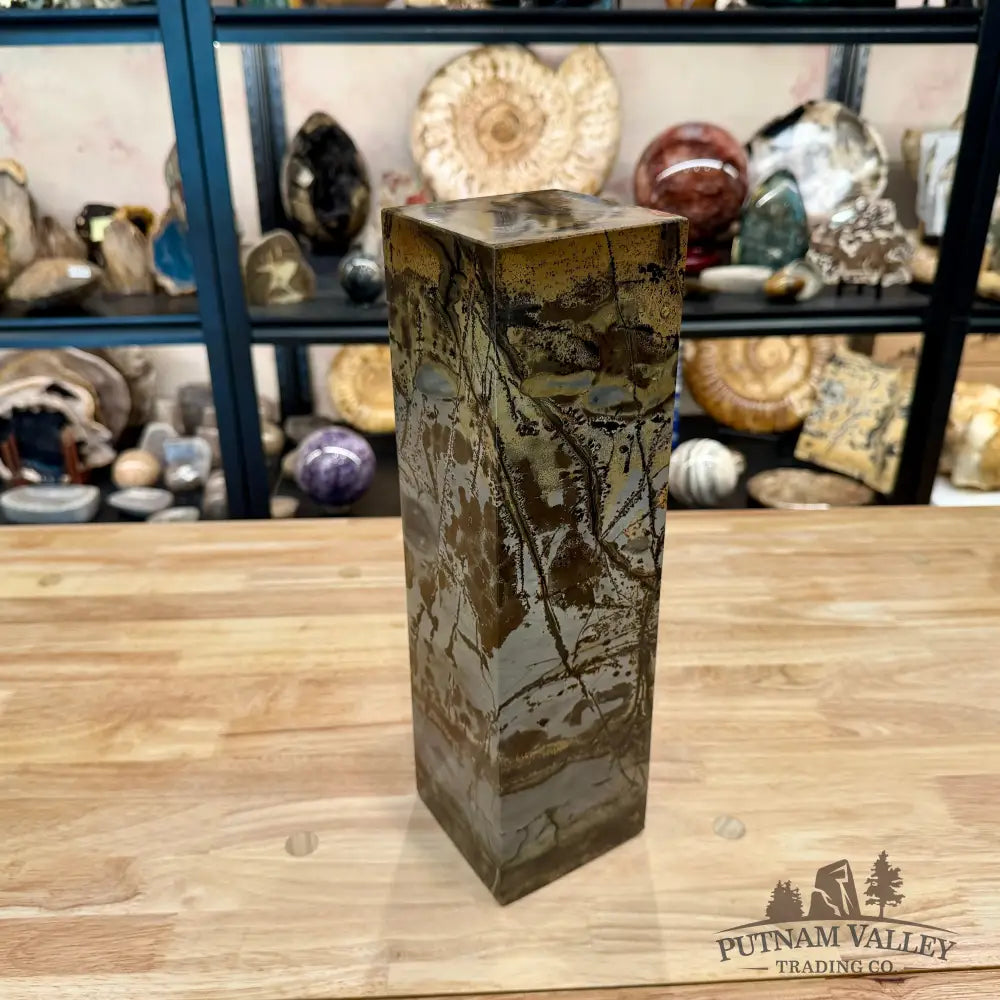 Reserve Chinese Picture Jasper Pillar Accent 14’’ - Accent