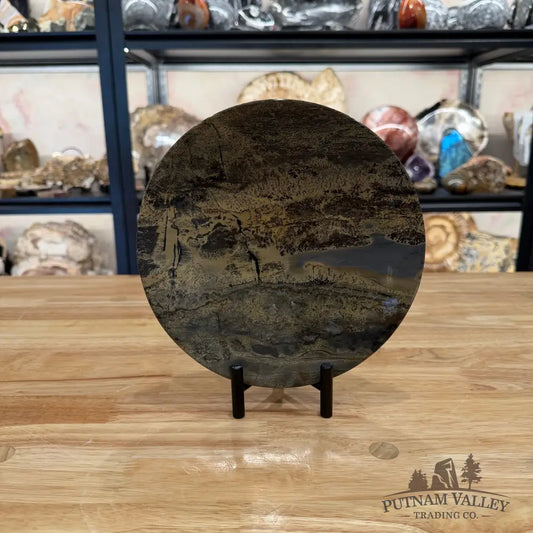 Reserve Chinese Picture Jasper Round Plate 8.2’’ - Plate