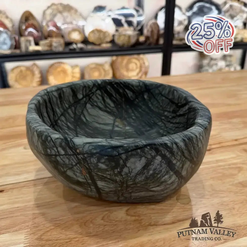 Reserve Dendritic Serpentine Bowl - Putnam Valley Trading Co.