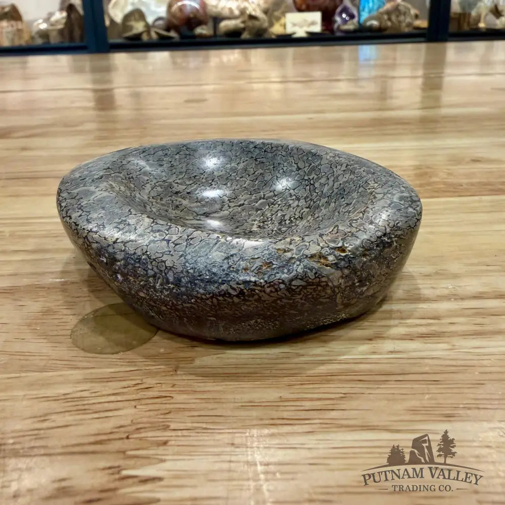 Reserve Fossilized Dinosaur Bone Bowl 3.67’’ - Accent