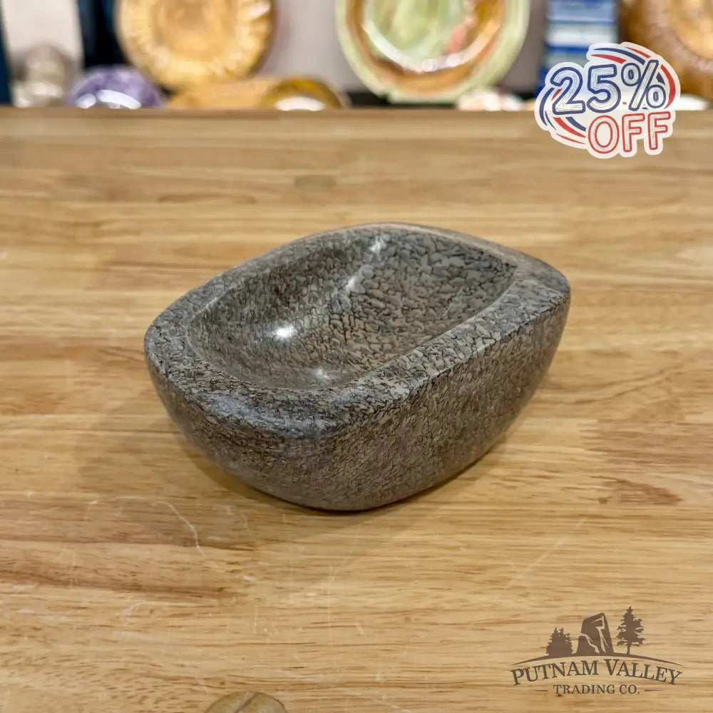 Reserve Fossilized Dinosaur Bone Bowl 4.8’’ - Fossil Bowl