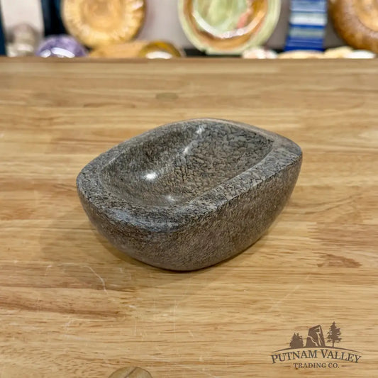 Reserve Fossilized Dinosaur Bone Bowl 4.8’’ - Fossil Bowl