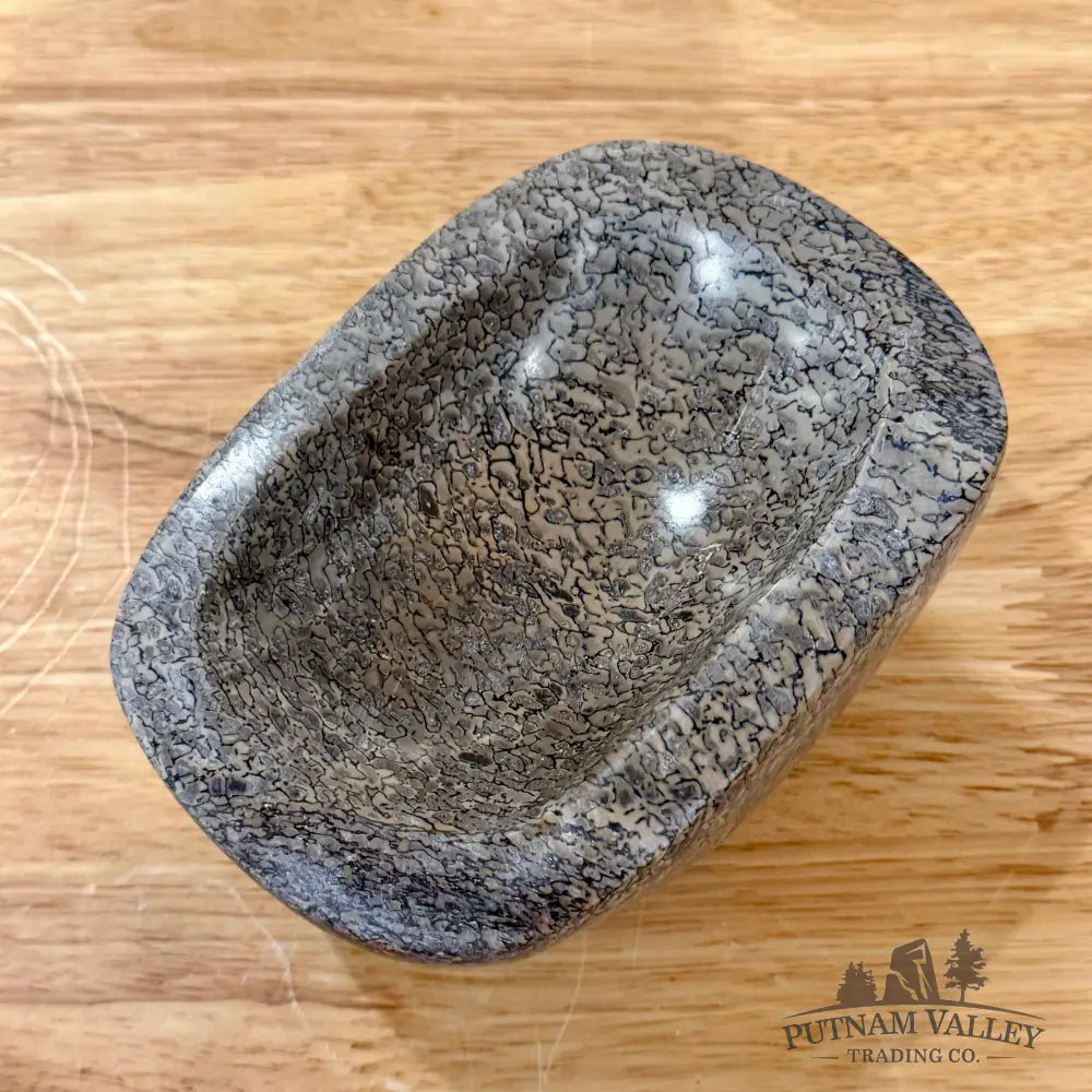 Reserve Fossilized Dinosaur Bone Bowl 4.8’’ - Fossil Bowl