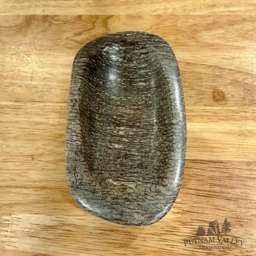 Reserve Fossilized Dinosaur Bone Bowl 4.97’’ - Fossil Bowl