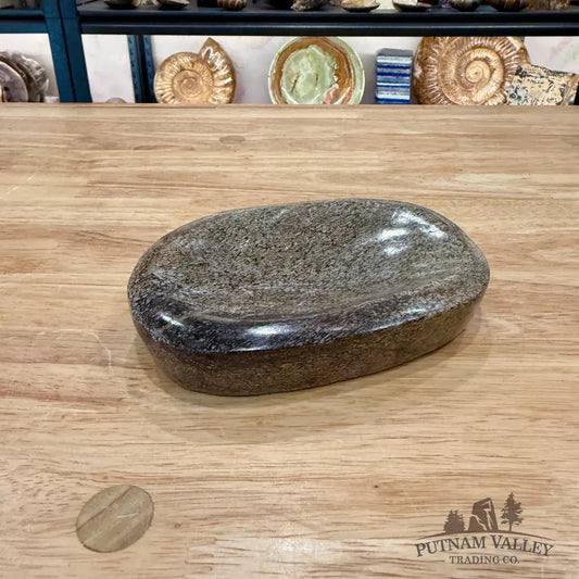 Reserve Fossilized Dinosaur Bone Bowl 5.48’’ - Fossil Bowl