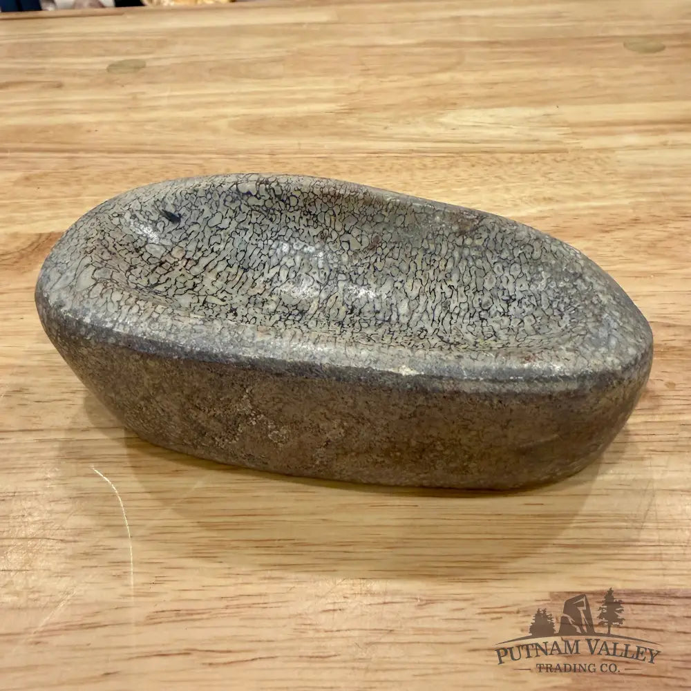Reserve Fossilized Dinosaur Bone Bowl 5’’ - Fossil Bowl