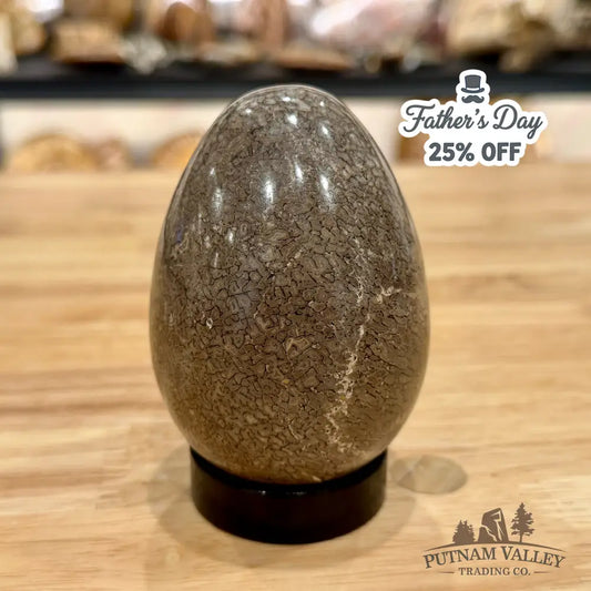 Reserve Fossilized Dinosaur Bone Egg 3.6’’ Egg