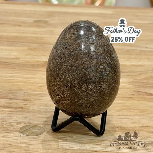 Reserve Fossilized Dinosaur Bone Egg 3’’ Egg