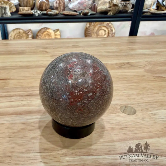 Reserve Fossilized Dinosaur Bone Sphere 2.86’’ Fossil Sphere