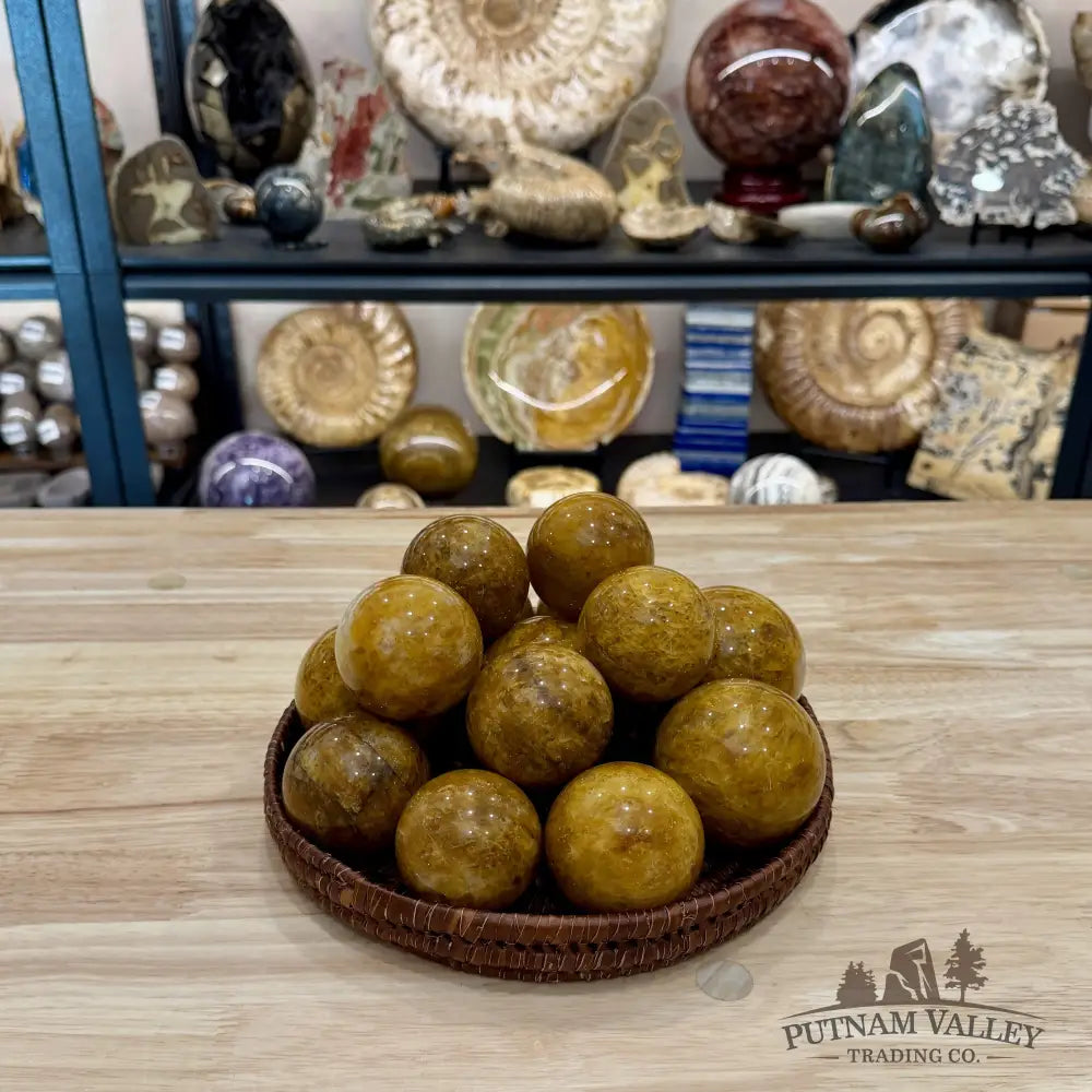Reserve Golden Healer Quartz Spheres - 2’’ - 2.4’’ - Tumbled Stone