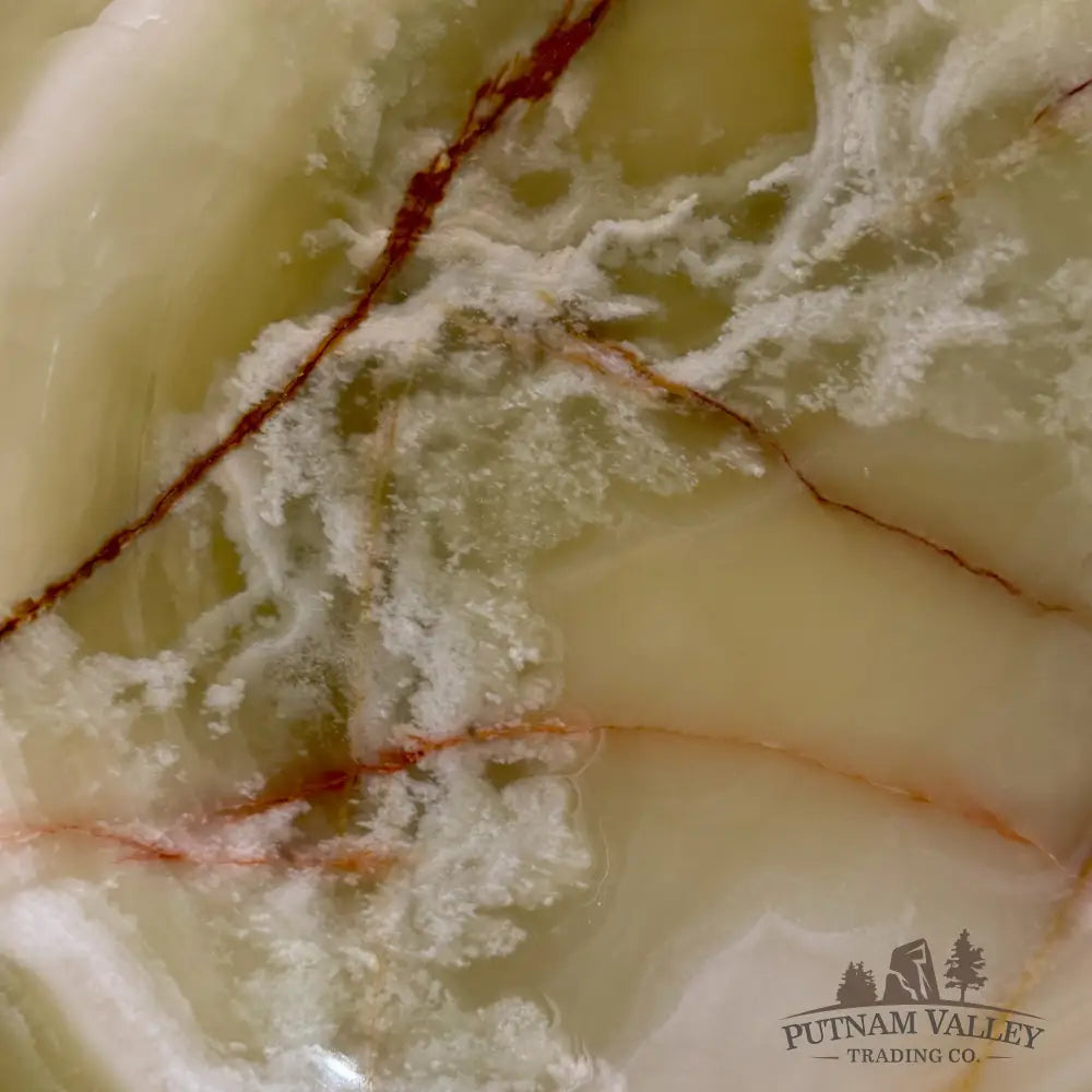 Reserve Green Banded Calcite Statement Bowl 13.8’’ - Bowl