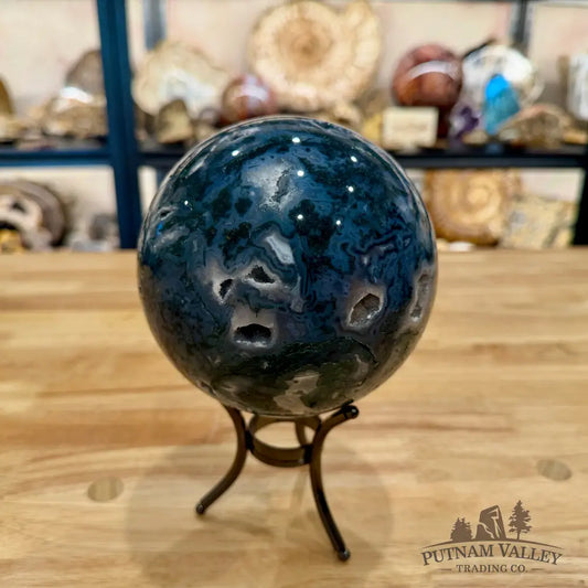 Reserve Green Moss Agate Sphere ?’ - Sphere