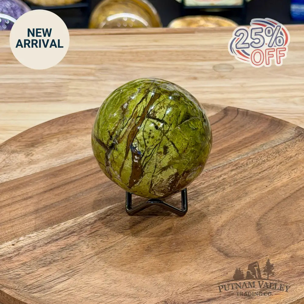 Reserve Green Opal Sphere 3.05’’ - Sphere