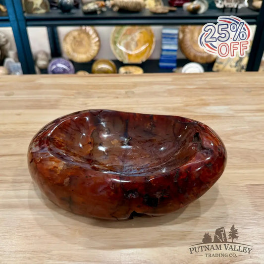 Reserve Handcrafted Carnelian Bowl 9.48’’ - Bowl