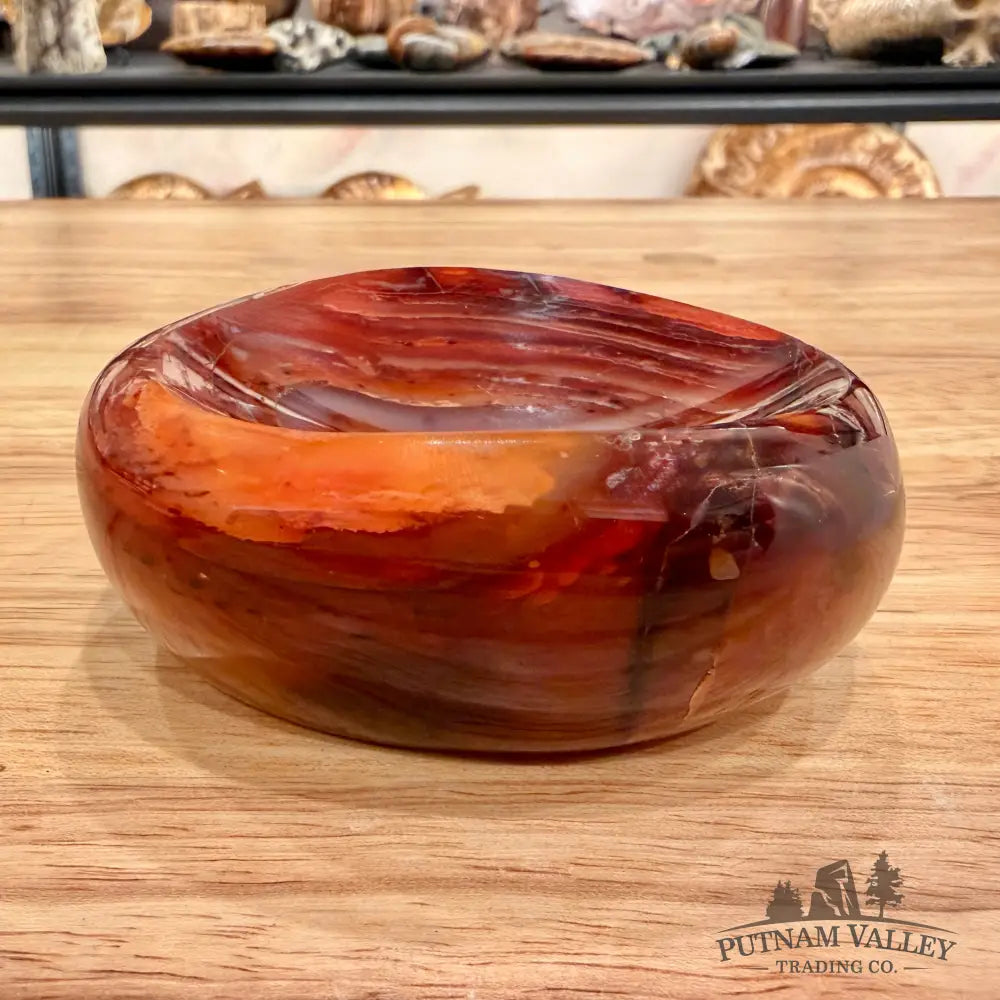 Reserve Handcrafted Carnelian Dish 3.42’’ Bowl