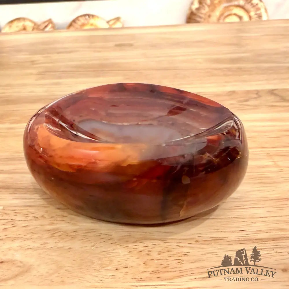 Reserve Handcrafted Carnelian Dish 3.42’’ Bowl