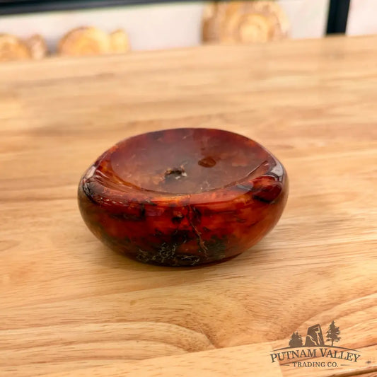 Reserve Handcrafted Carnelian Dish 3.79’’ Bowl