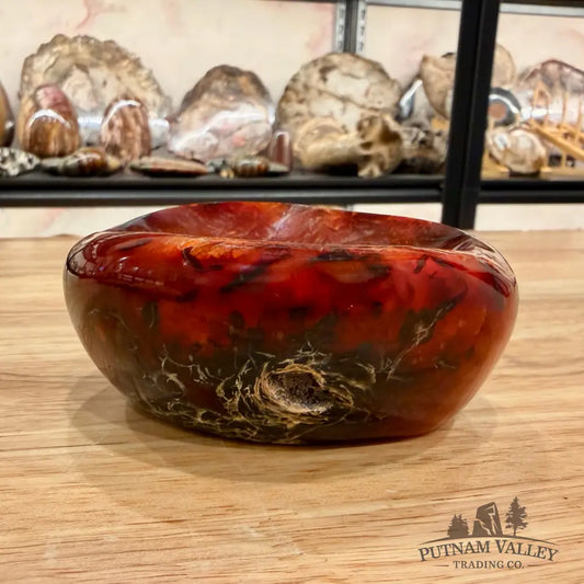 Reserve Handcrafted Carnelian Dish 3.79’’ Bowl