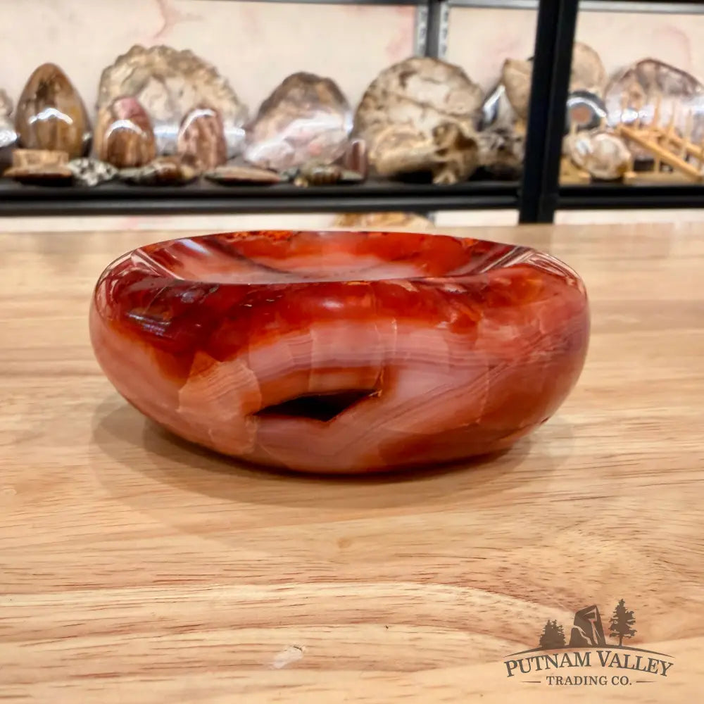 Reserve Handcrafted Carnelian Dish 4.11’’ Bowl