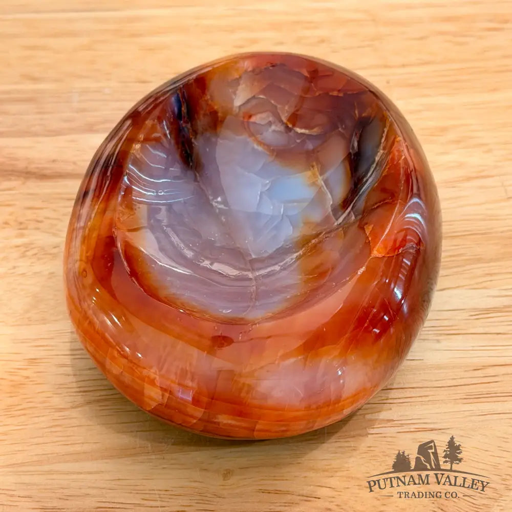 Reserve Handcrafted Carnelian Dish 4.36’’ Bowl