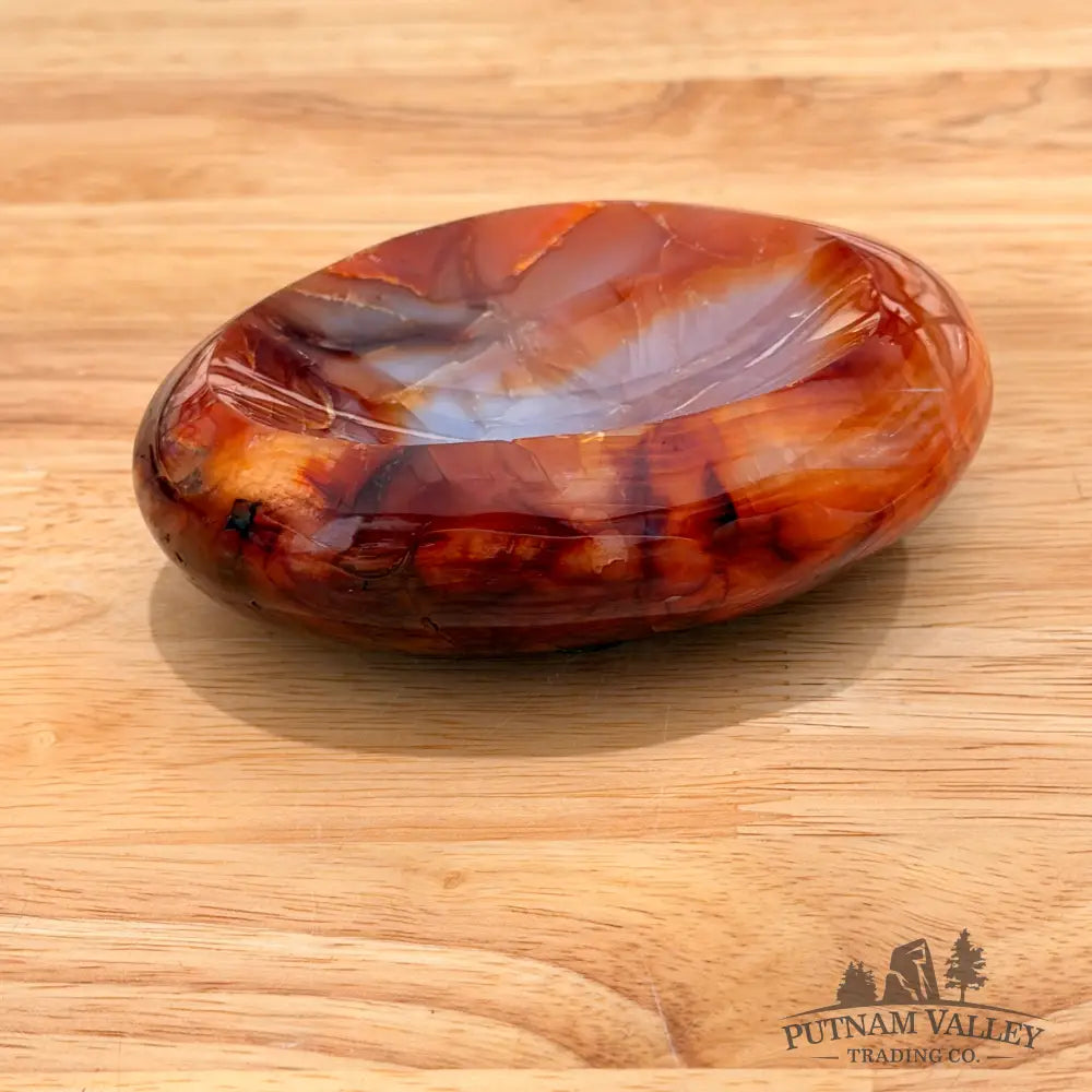 Reserve Handcrafted Carnelian Dish 4.36’’ Bowl