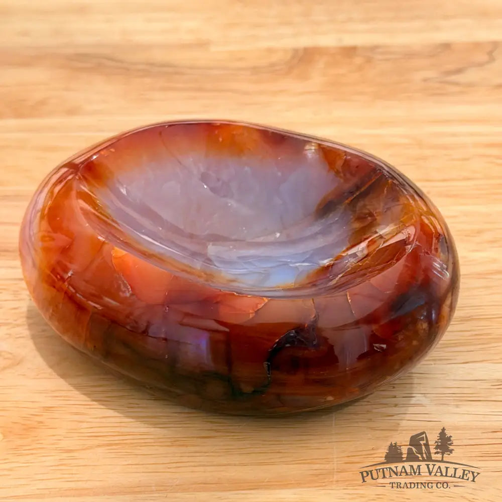 Reserve Handcrafted Carnelian Dish 4.36’’ Bowl