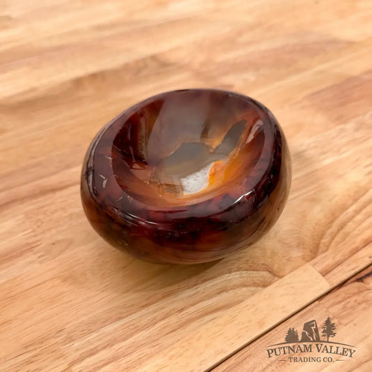 Reserve Handcrafted Carnelian Dish 4.46’’ Bowl