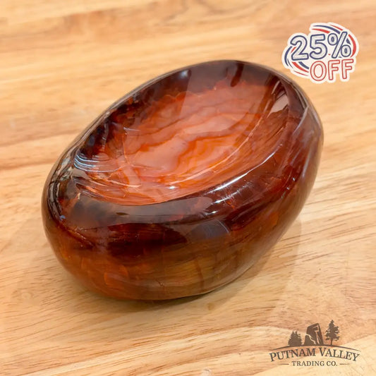 Reserve Handcrafted Carnelian Dish 4.82’’ Bowl