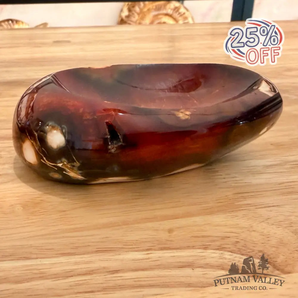 Reserve Handcrafted Carnelian Dish 4.98’’ Bowl