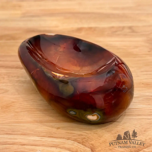 Reserve Handcrafted Carnelian Dish 4.98’’ Bowl