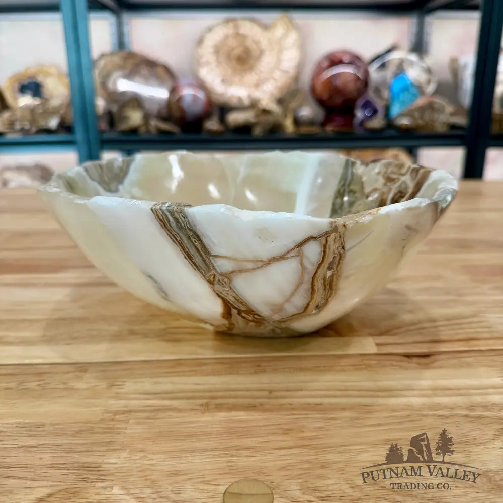 Mexican White Onyx Bowl Bowl