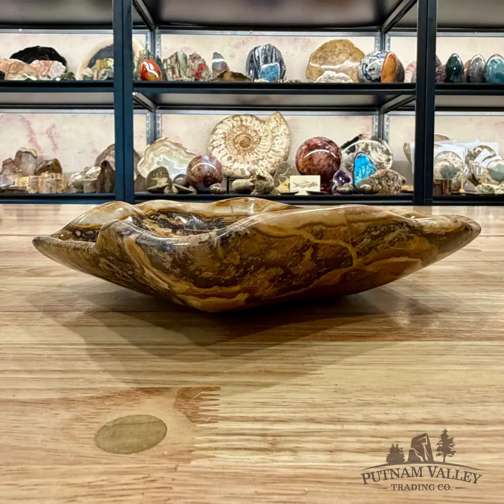 Moroccan Amber Onyx Bowl 9.8’’ - Bowl