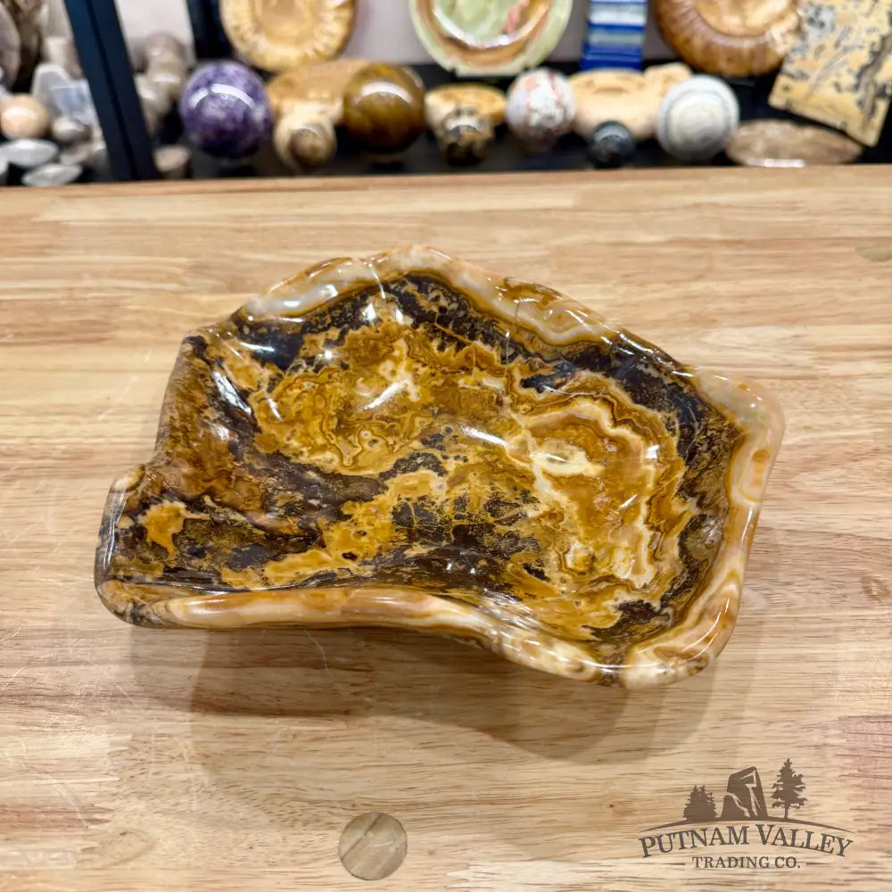 Moroccan Amber Onyx Bowl 9.8’’ - Bowl