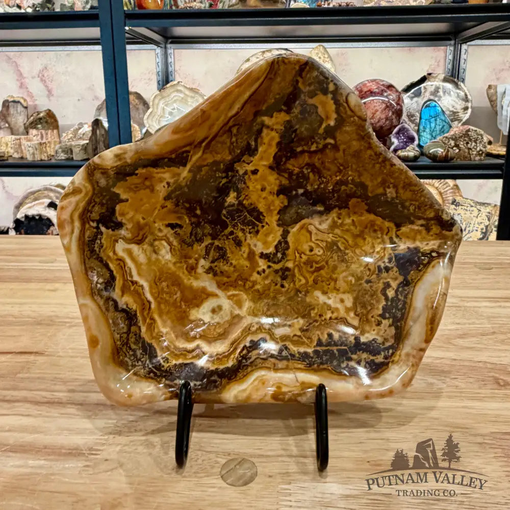 Moroccan Amber Onyx Bowl 9.8’’ - Bowl