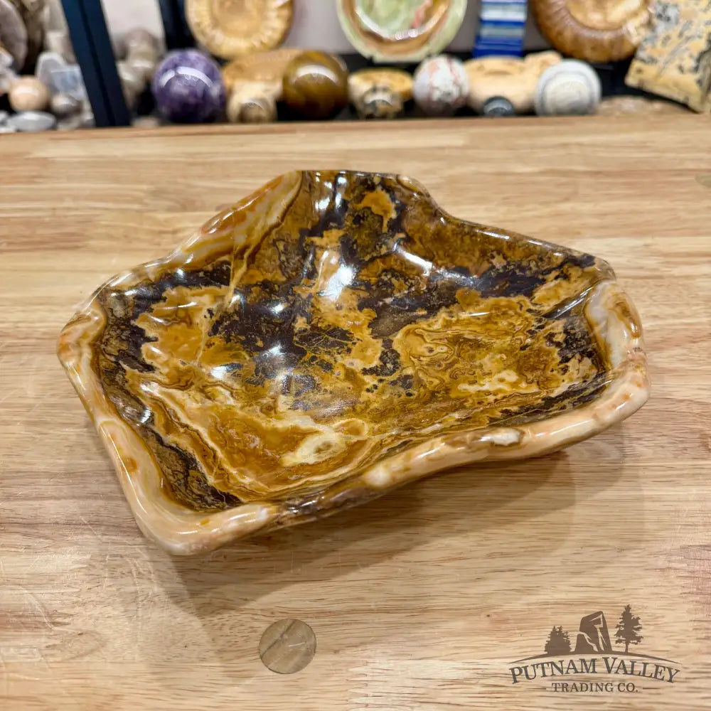 Moroccan Amber Onyx Bowl 9.8’’ - Bowl